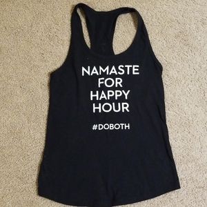 Namaste for happy hour tank